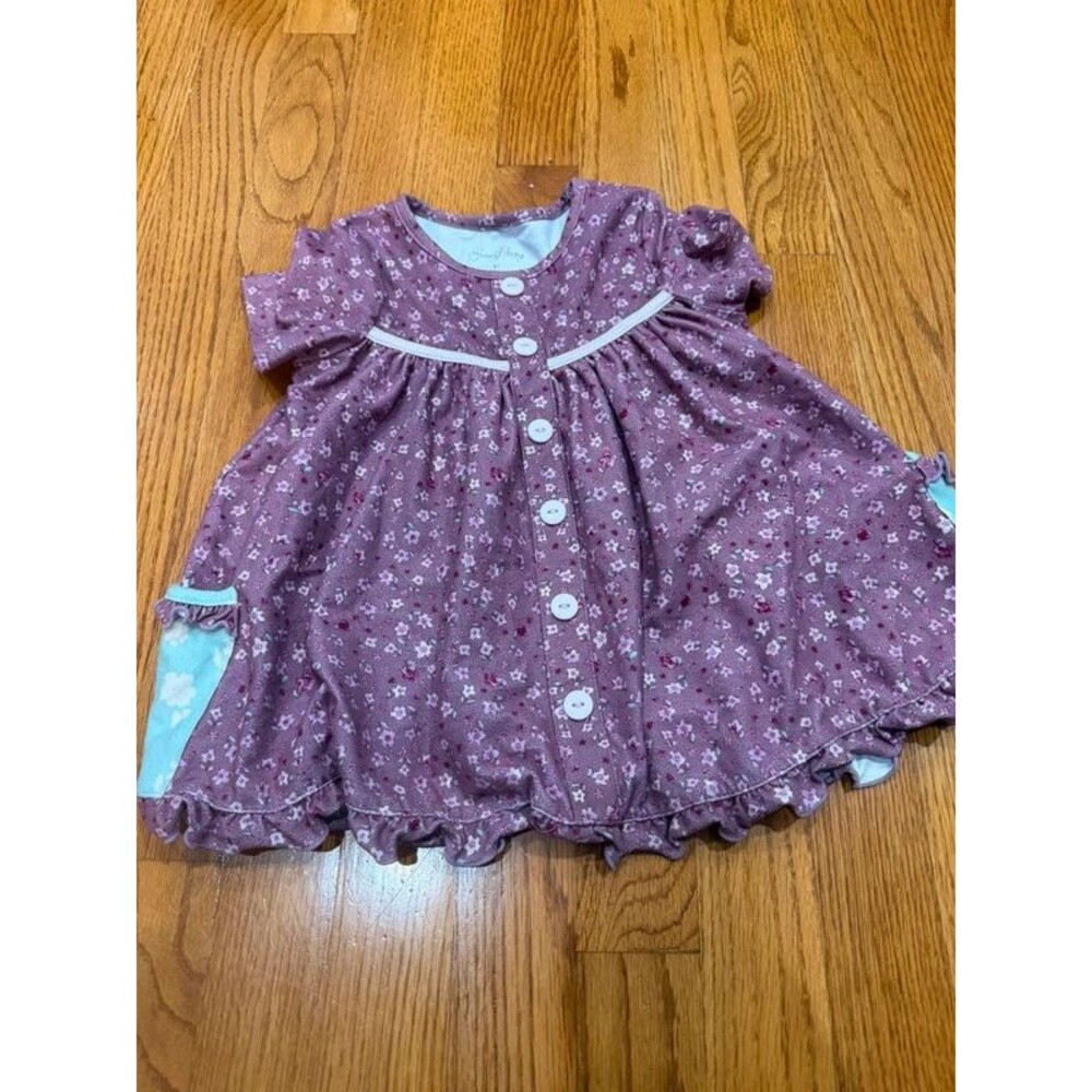 SweetHoney Floral Ruffle Twirl Dress/Top 4t